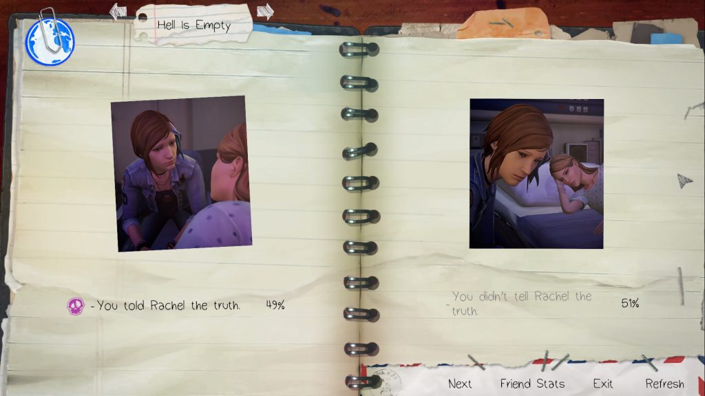 You told Rachel the truth